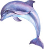 Purple Dolphin Wall Decal | Ocean Collection