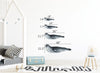 Watercolor Sea Leopard Seal Wall Decal Ocean Sea Life Removable Fabric Wall Sticker