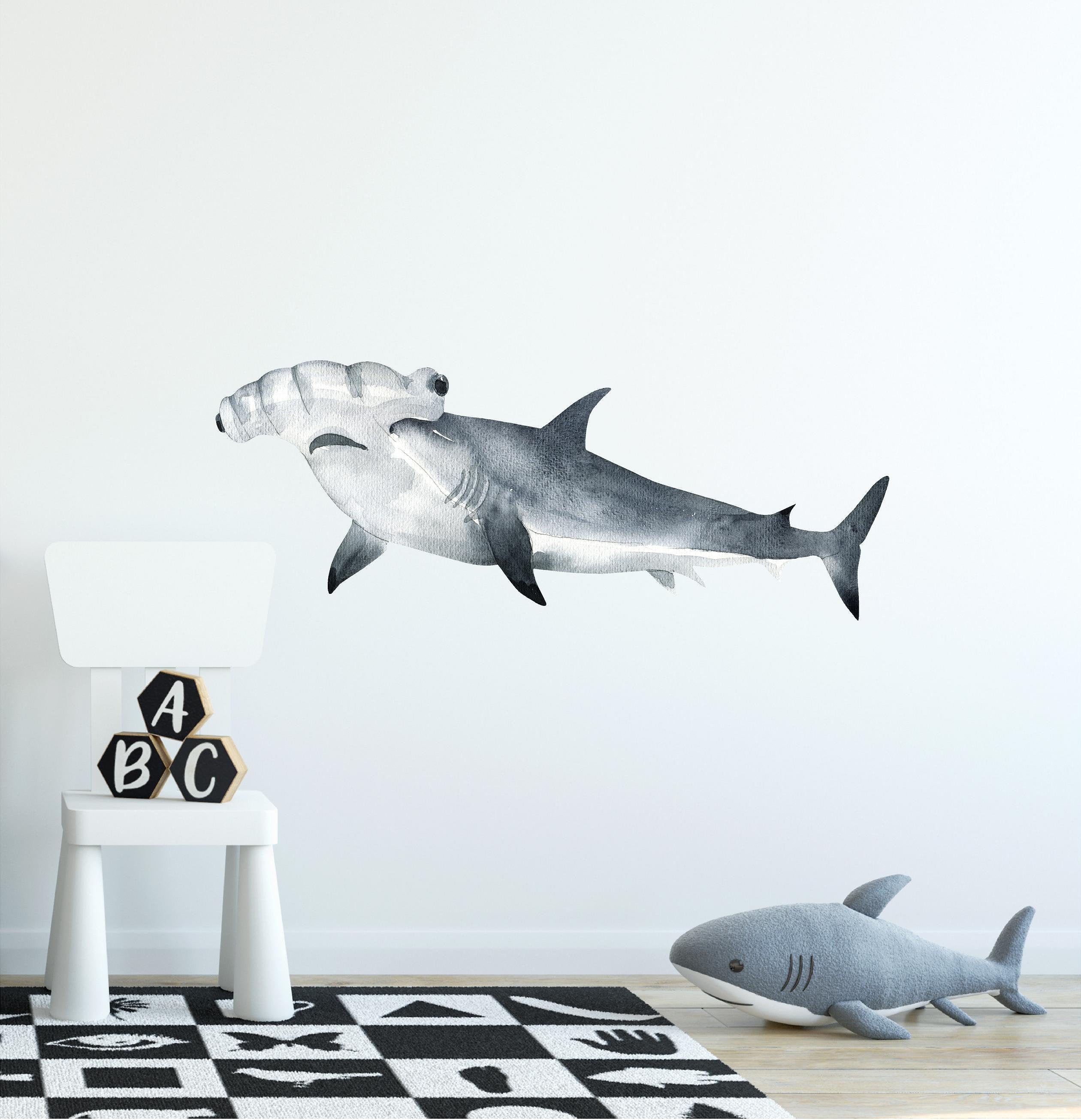 Hammerhead Shark 2 Wall Decal | Ocean Collection