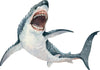 Great White Shark Mouth Open Wall Decal Ocean Sea Life Removable Fabric Wall Sticker