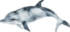 Oceanic Dolphin Wall Decal Ocean Sea Life Removable Fabric Wall Sticker