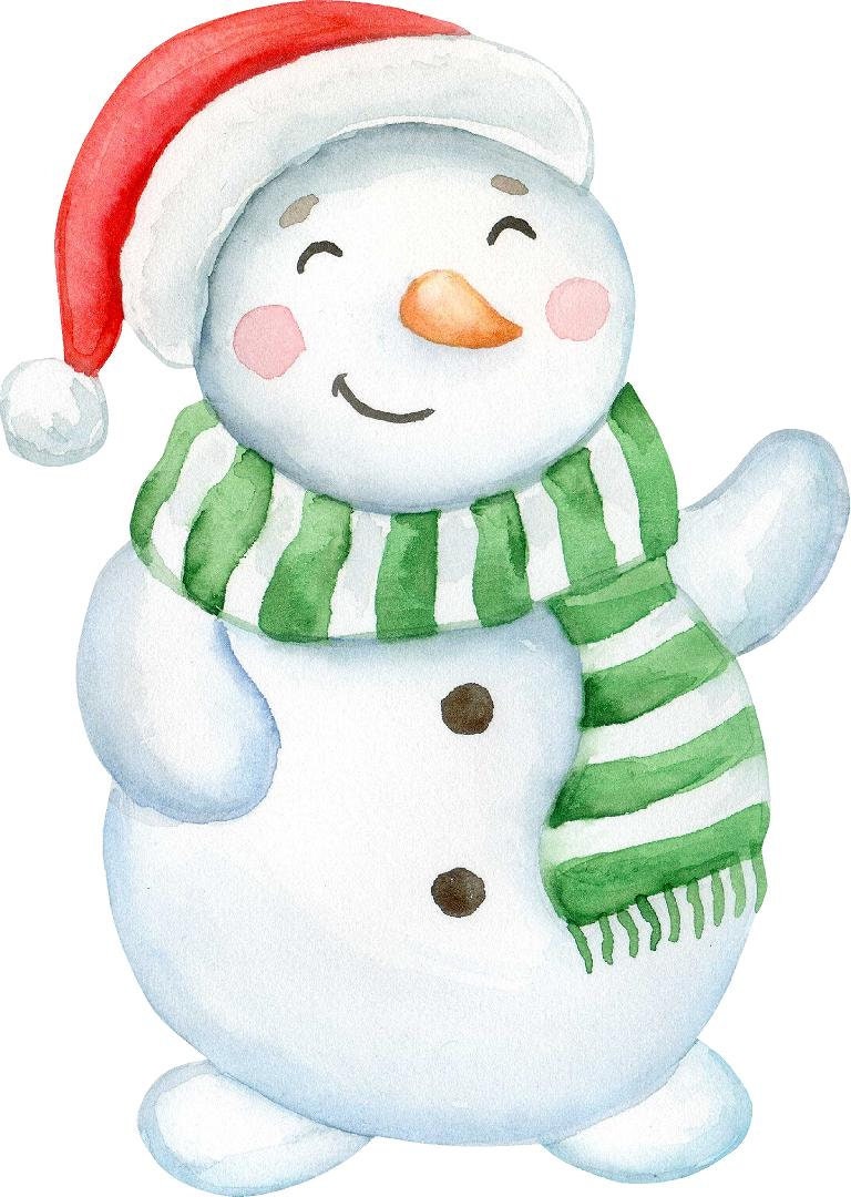 Winter SNOWMAN WALL DECAL Christmas Holiday Removable Fabric Wall Sticker