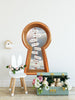 Wonderland Signpost 3d Keyhole Fabric Wall Decal - Sign Post This Way That Way - 3D Keyhole Wall Sticker - Removable