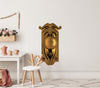 Wonderland Doorknob Fabric Wall Decal - Enchanted Doorknob Wall Sticker - Entrance to Wonderland - Rabbit Hole Decal - Removable