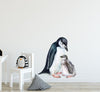 Mother & Baby Penguin Wall Decal | Ocean Collection