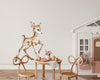 Whimsical Fawn Baby Deer Wall Decal Woodland Forest Animal Wildlife Removable Peel and Stick Fabric Nursery Decor