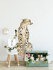 Whimsical Safari Cheetah Wall Decal Jungle Animals Wild Cats Wall Sticker Removable Fabric Peel and Stick Nursery Decor