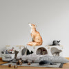 Whimsical Fox Wall Decal Woodland Forest Animal Wildlife Removable Peel and Stick Fabric Nursery Decor