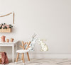 Whimsical Rabbits Wall Decal Woodland Forest Animal Wildlife Removable Peel and Stick Fabric Nursery Decor - Set of 2 Bunnies