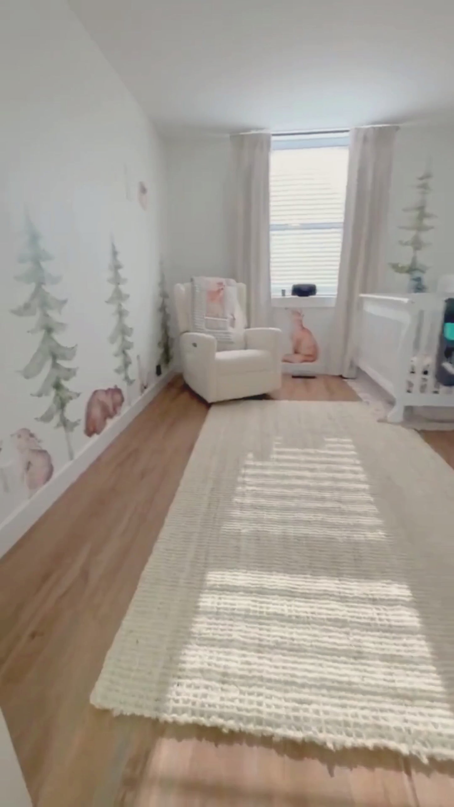 DecalBaby™ Woodland Forest Deer Wall Decal Set | Forest Babies Collection