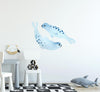 Load image into Gallery viewer, Watercolor Baby Blue Seal Wall Decal Set of 2, Sea Ocean Cute Seals Wall Sticker | DecalBaby