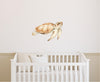 Load image into Gallery viewer, Beige Sea Turtle Wall Decal Ocean Sea Life Removable Fabric Wall Sticker | DecalBaby