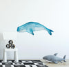 Load image into Gallery viewer, Blue Beluga Wall Decal Removable Fabric Wall Sticker | DecalBaby