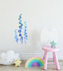 Load image into Gallery viewer, Blue Seaweed Wall Decal Set of 3 Removable Fabric Vinyl Wall Sticker | DecalBaby