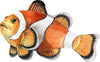 Clownfish Wall Decal Watercolor Tropical Exotic Marine Fish Wall Sticker | DecalBaby