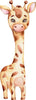 Load image into Gallery viewer, Baby Giraffe #3 Wall Decal Safari Animal Fabric Wall Sticker | DecalBaby