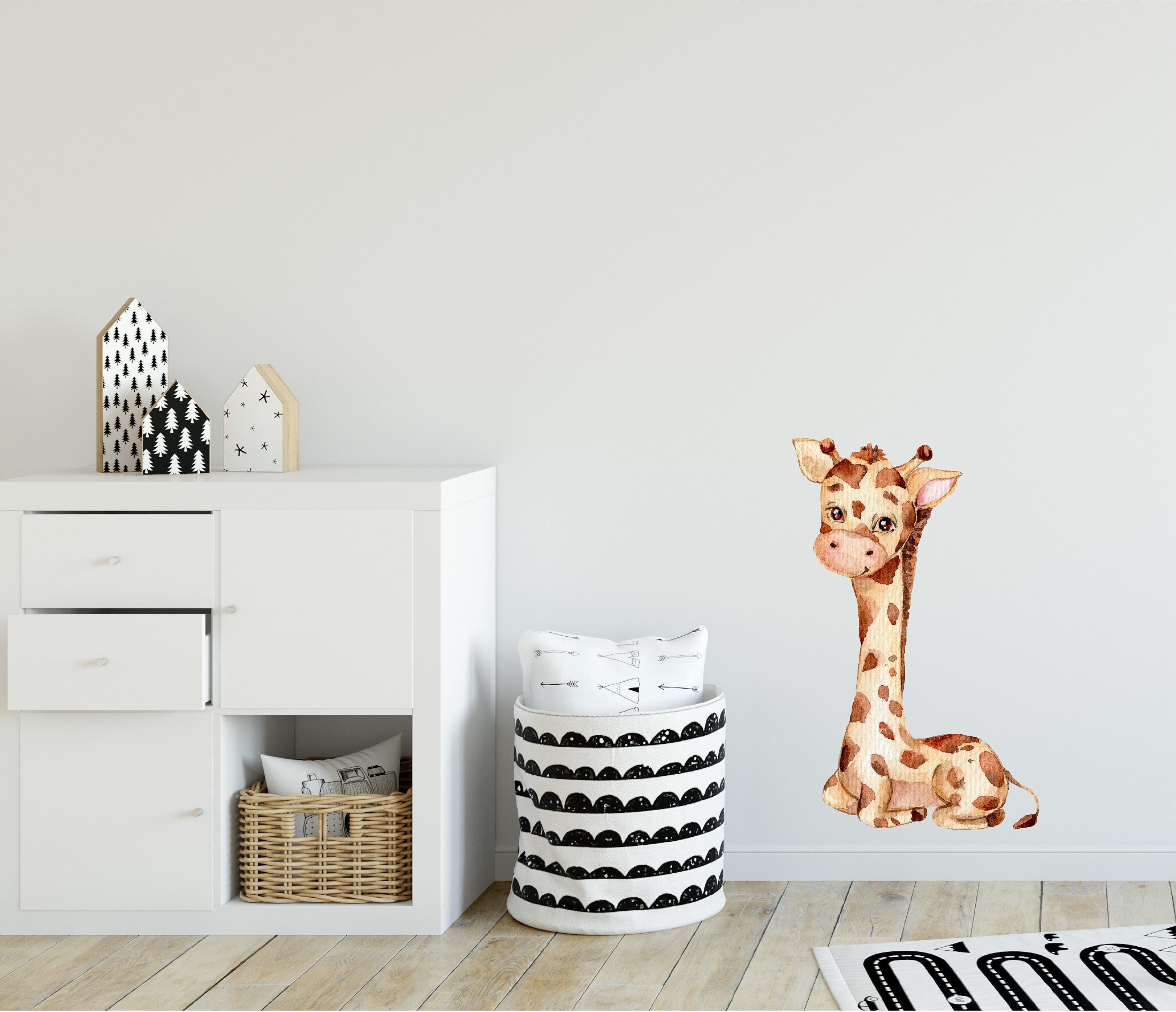 Baby Giraffe #4 Wall Decal Safari Animal Fabric Wall Sticker | DecalBaby