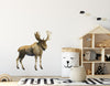 Load image into Gallery viewer, Elk Wall Decal Woodland Forest Animal Fabric Wall Sticker | DecalBaby