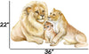 Family of Lions #2 Wall Decal Africa Safari Animal Removable Fabric Wall Sticker | DecalBaby