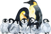 Family of Penguins Wall Decal Removable Fabric Wall Sticker | DecalBaby