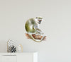 Load image into Gallery viewer, Green Monkey Wall Decal Africa Safari Animal Fabric Wall Sticker | DecalBaby
