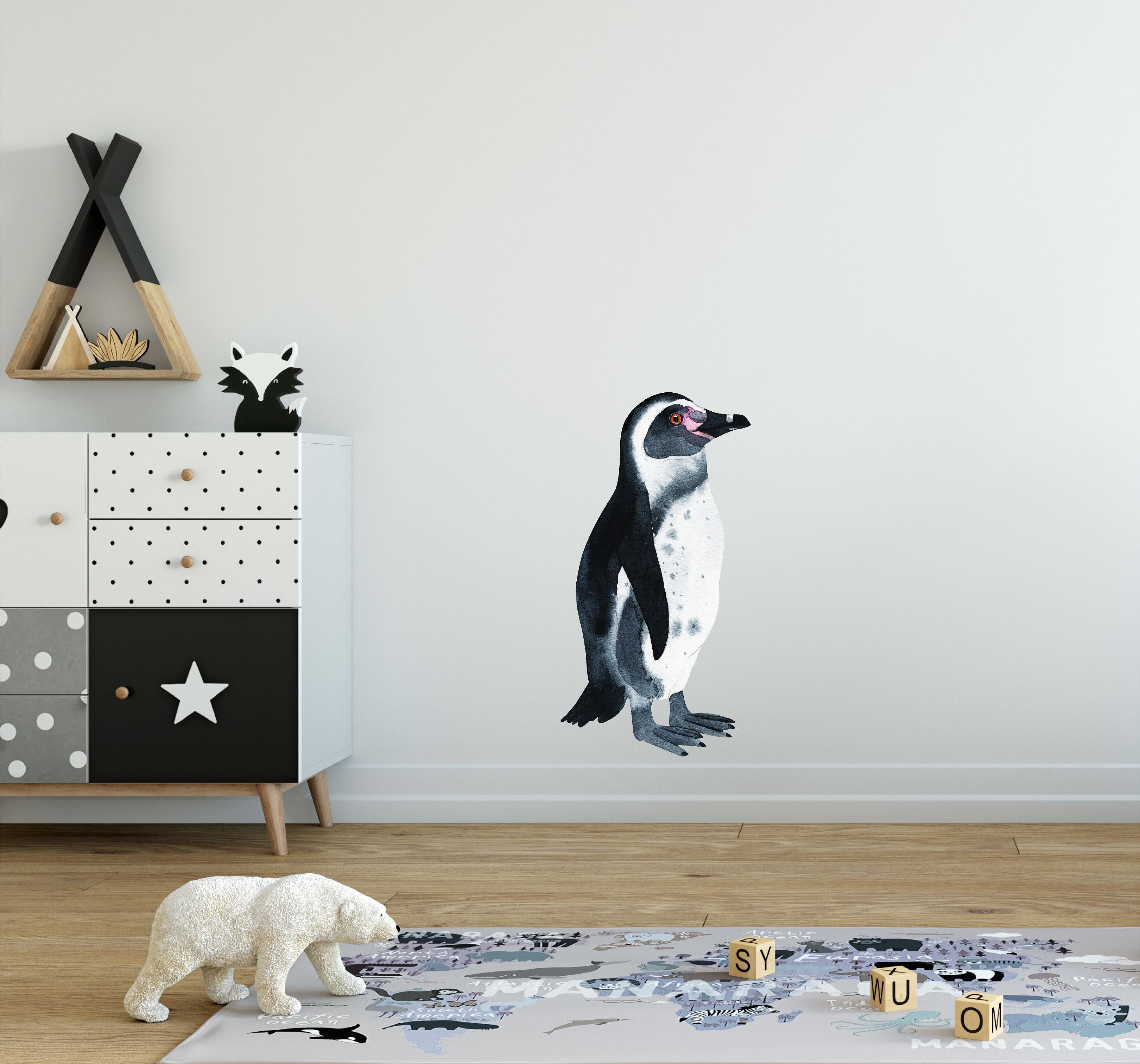 Humboldt Penguin Wall Decal Removable Fabric Wall Sticker | DecalBaby