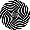 Hypnotic Spiral #3 Wall Decal Removable Fabric Vinyl Wall Sticker | DecalBaby