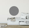 Load image into Gallery viewer, Hypnotic Spiral #4 Wall Decal Removable Fabric Vinyl Wall Sticker | DecalBaby