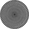 Load image into Gallery viewer, Hypnotic Spiral #6 Wall Decal Removable Fabric Vinyl Wall Sticker | DecalBaby