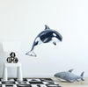 Killer Whale #3 Wall Decal Orca Whale Removable Fabric Wall Sticker | DecalBaby