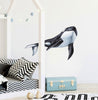 Load image into Gallery viewer, Killer Whale #4 Wall Decal Orca Whale Removable Fabric Wall Sticker | DecalBaby