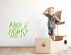 Light Green Seaweed Wall Decal Set of 9 Ocean Fabric Wall Sticker | DecalBaby