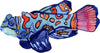 Mandarinfish #2 Wall Decal Watercolor Tropical Exotic Marine Fish Wall Sticker | DecalBaby