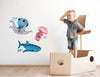 Load image into Gallery viewer, Underwater World Set #1 Wall Decal Cartoon Sea Animals | Whale Shark, Octopus &amp; Jellyfish