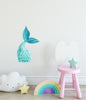 Mermaid Tail #2 Wall Decal Removable Fabric Wall Sticker | DecalBaby