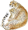 Mother Cheetah & Baby Wall Decal Safari Animal Fabric Wall Sticker | DecalBaby