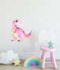 Load image into Gallery viewer, Pastel Pink T-Rex Dinosaur Wall Decal Watercolor Tyrannosaurus Baby Dino Wall Sticker Jurassic Carnivore Kids Nursery Decor | DecalBaby