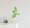Load image into Gallery viewer, Rainbow Lorikeet Parrot Flying Wall Decal Safari Removable Fabric Wall Sticker | DecalBaby