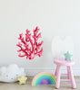 Load image into Gallery viewer, Watercolor Red Coral Wall Decal Coral Reef Sea Life Marine Deep Sea Ocean Wall Sticker | DecalBaby
