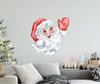 Load image into Gallery viewer, Greetings from Santa Claus Wall Decal Retro Christmas Fabric Wall Sticker | DecalBaby