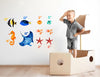 Underwater Sea Life Set #1 Wall Decal Sea Creatures Sea Animals Vinyl Wall Stickers | DecalBaby