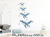 Load image into Gallery viewer, Watercolor Humpback Wall Decal Removable Fabric Vinyl Sea Animal Wall Sticker | DecalBaby