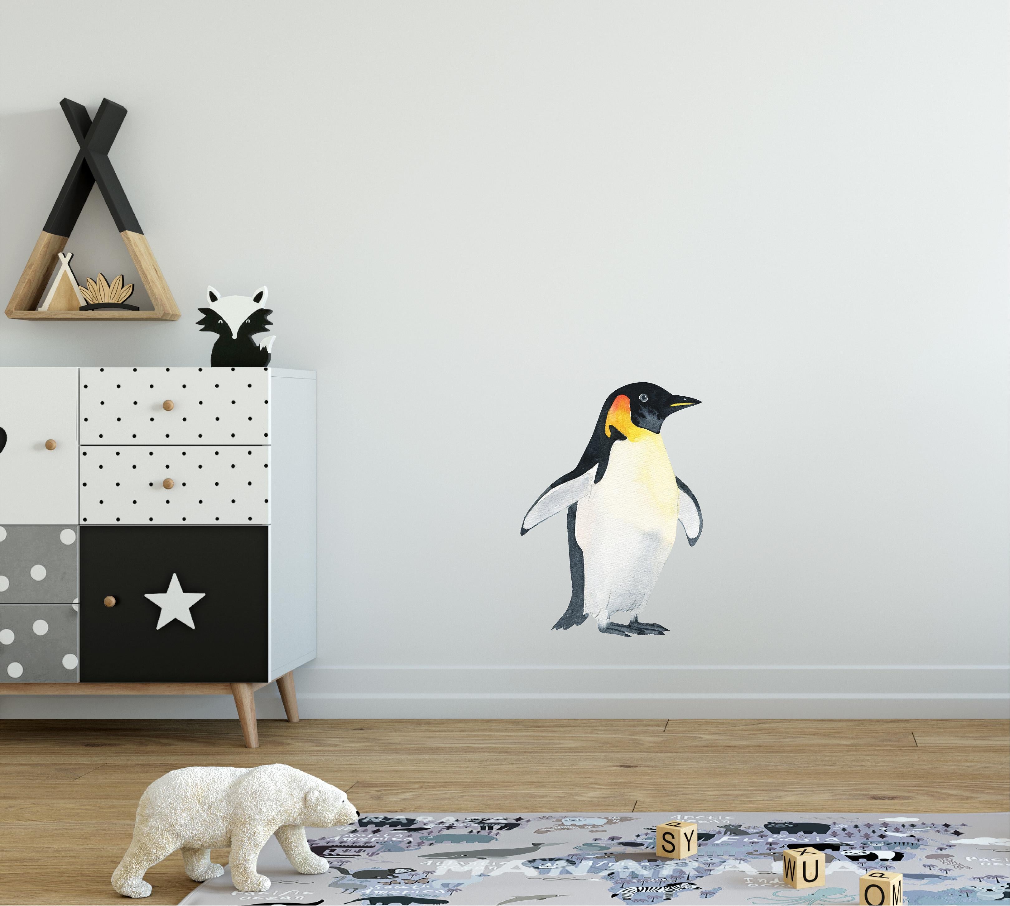 Emperor Penguin Wall Decal Removable Fabric Wall Sticker | DecalBaby