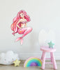 Load image into Gallery viewer, Watercolor Pink Mermaid Wall Decal Mermaid Wall Sticker | DecalBaby