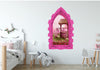 Load image into Gallery viewer, 3D Castle Window Magic Wishing Well Wall Decal Fairy Tale Removable Fabric Vinyl Wall Sticker