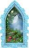 3D Castle Window Enchanted Lantern Forest Wall Decal Removable Fabric Vinyl Wall Sticker