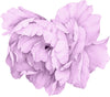 Purple Peony #17 Wall Decal Removable Fabric Vinyl Flower Wall Sticker for Baby Girl Floral Nursery Room Decor