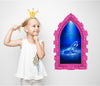 Load image into Gallery viewer, 3D Castle Window Cinderella Glass Slipper Wall Decal Removable Fabric Vinyl Wall Sticker