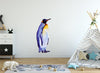 Watercolor Penguin #2 Wall Decal Removable Fabric Vinyl Arctic Sea Animal Wall Sticker