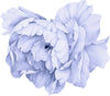 Blue Peony #13 Wall Decal Removable Fabric Vinyl Flower Wall Sticker for Baby Girl Floral Nursery Room Decor
